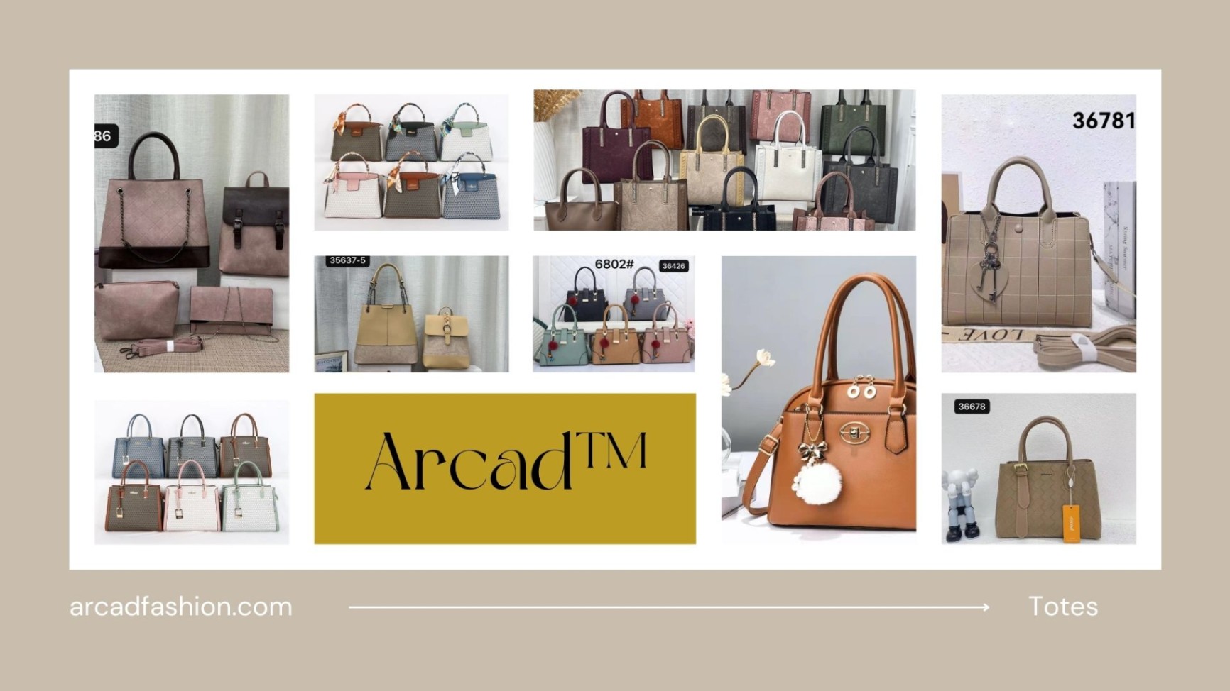 Arcad fashion hot sale ladies handbag